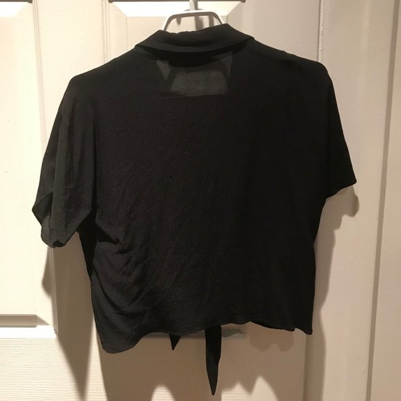 Aritzia Wilfred free Tie-Front Blouse - Picture 3 of 6